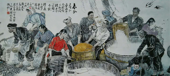 邹建源作品 二十四节气之春风
