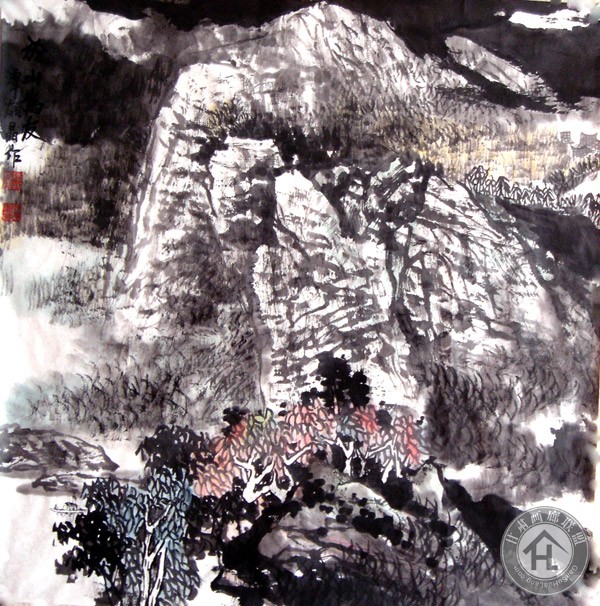 谭翃晶作品 以山为友68x68