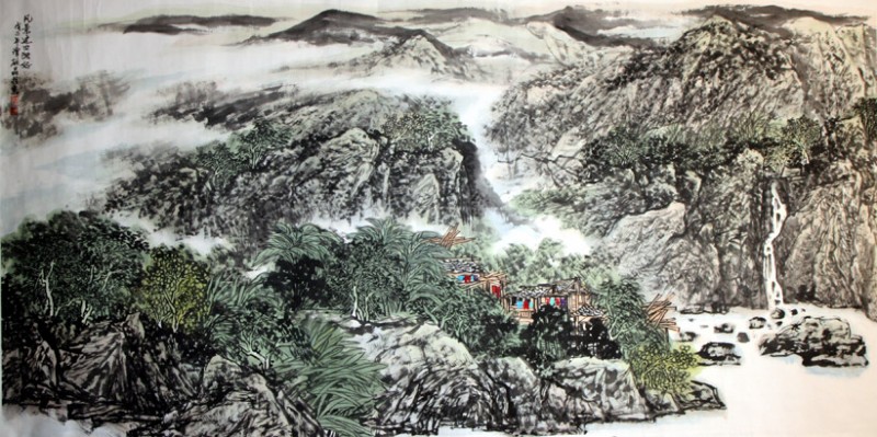 谭翃晶作品 风景这边独好124X248