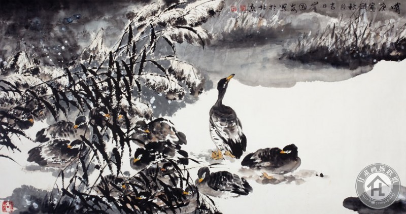 崔国安作品 哨180<em></em>x97全国书|画大展获金奖橫作一页---复件