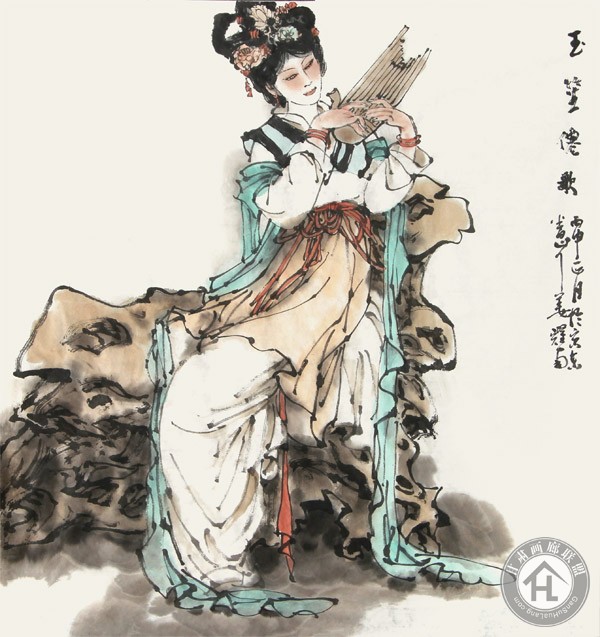 姜耀南作品 玉笙仙歌--80-69cm--2016---复件(1)