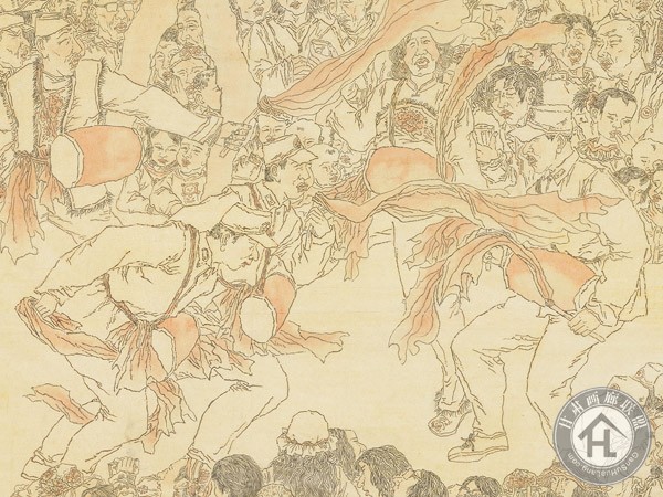 王永芬作品 盛世欢歌局部