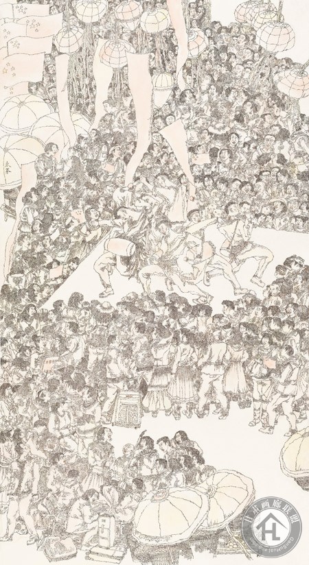 王永芬作品 盛世欢歌之一135