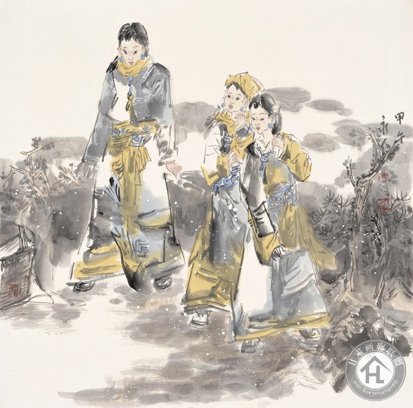 王永芬作品 草原姐妹68