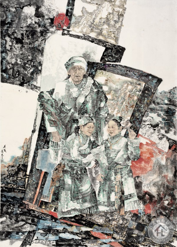 王永芬作品 玉树之光150乘220cm