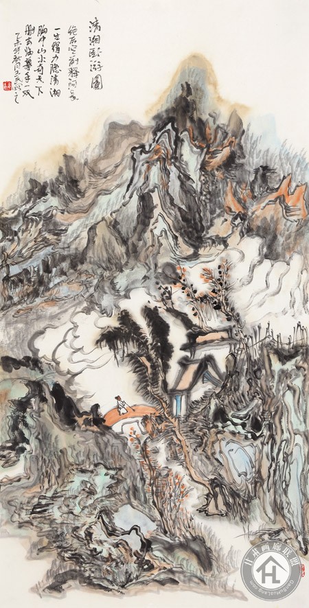 李玉民作品 清湘卧游图2015
