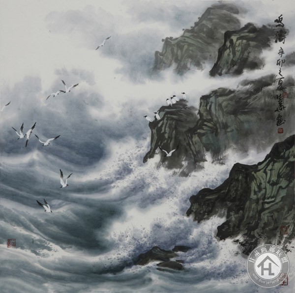 徐生华作品-鸣涛-68cmX68cm