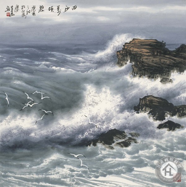 徐生华作品-西沙万顷碧--68cmX68cm