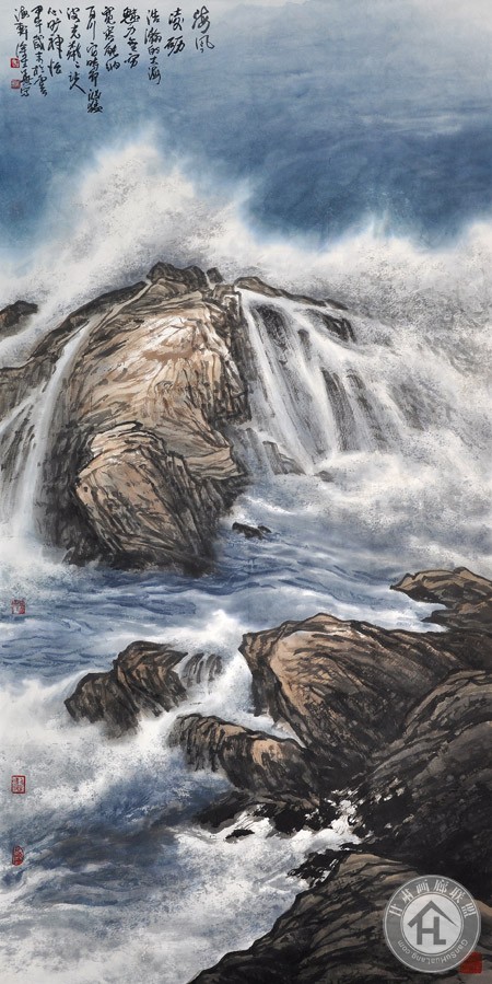 徐生华作品 海风凌砺136cm×68cm-2014
