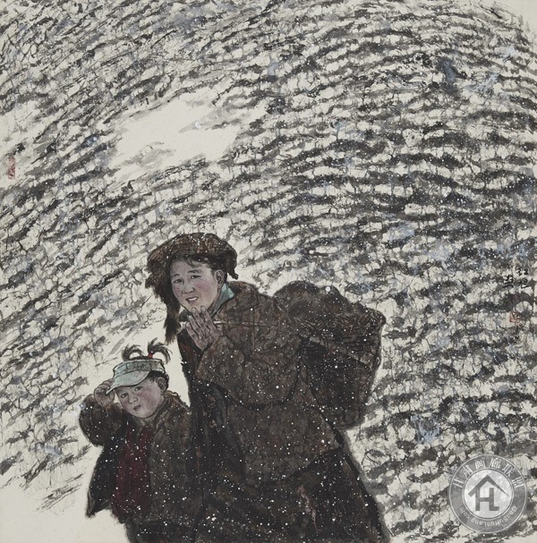 艾红旭作品 归-120<em></em>x120cm