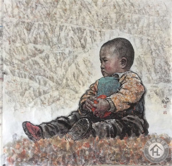 艾红旭作品 高原之子-120<em></em>x120cm