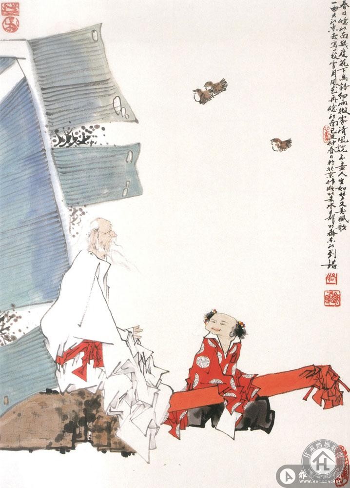 刘铭作品 春日忆江南