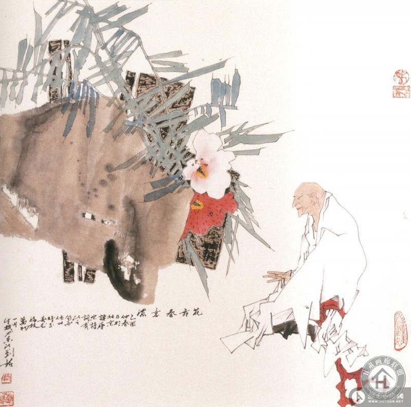 刘铭作品 花舞春意浓