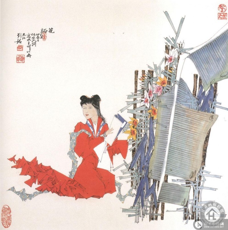 刘铭作品 花溪