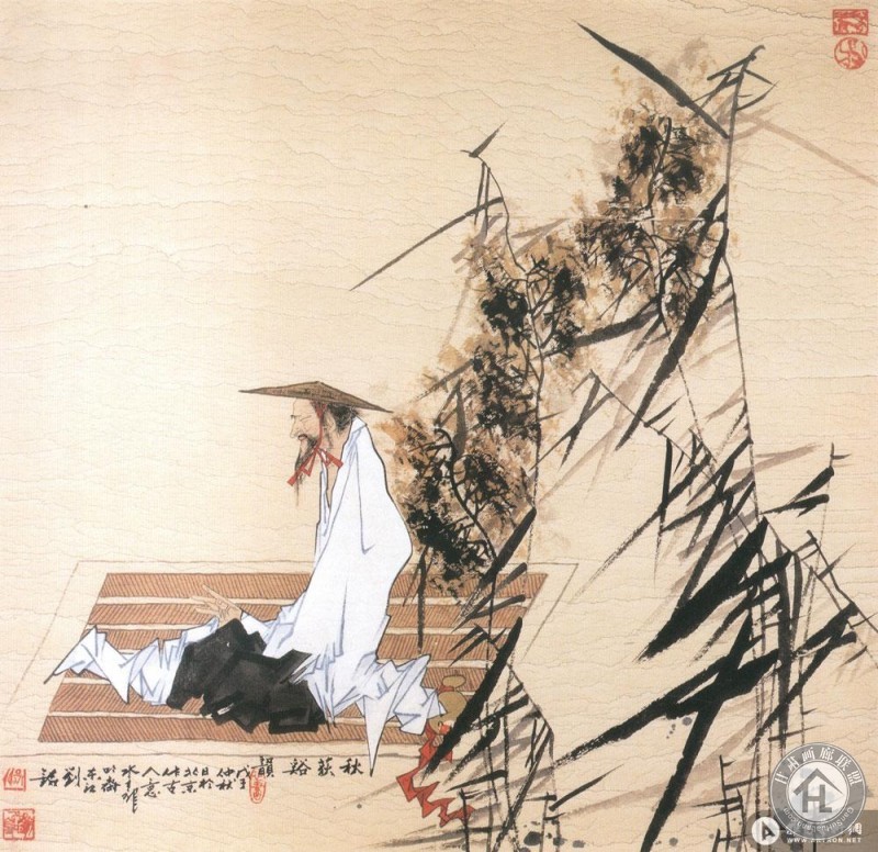 刘铭作品 秋荻溪韵