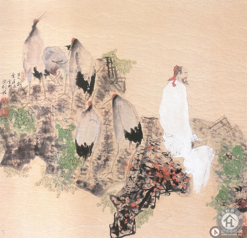 刘铭作品 宋人词意