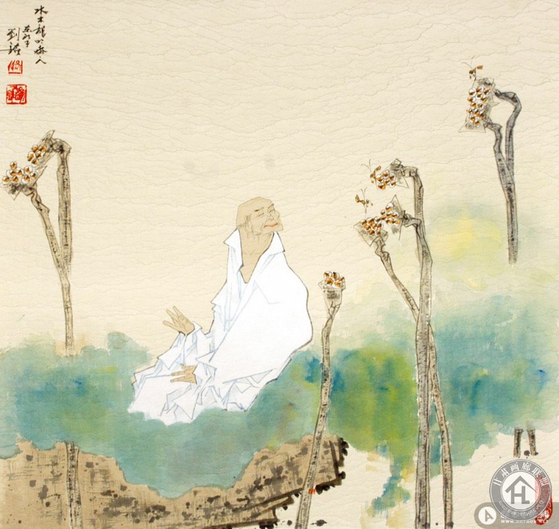 刘铭作品 听荷
