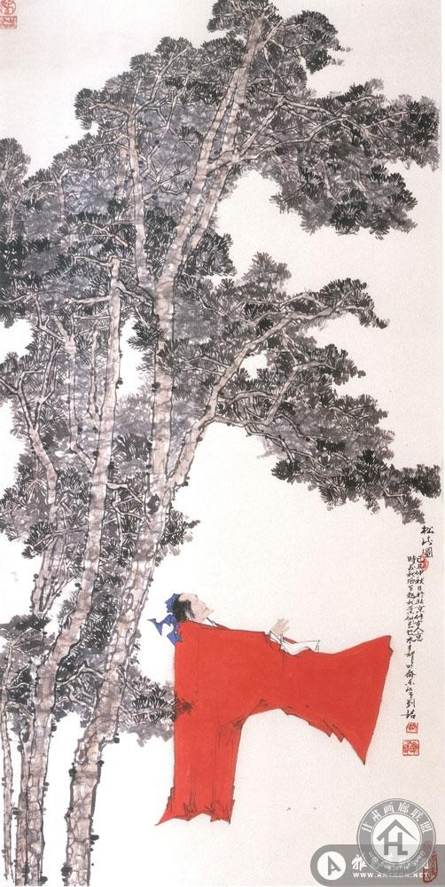 刘铭作品 松涛图