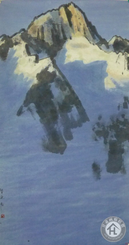 曾迎春作品 境界 2012年 180cmx96cm