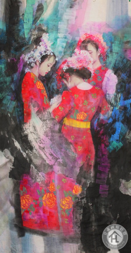 三月三-中国美协2009中国画画展-优秀奖-何雨春-5