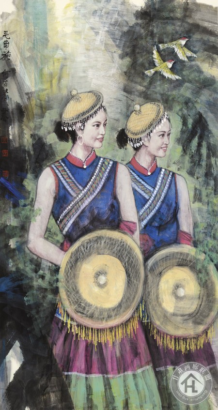 何雨春作品 毛南族