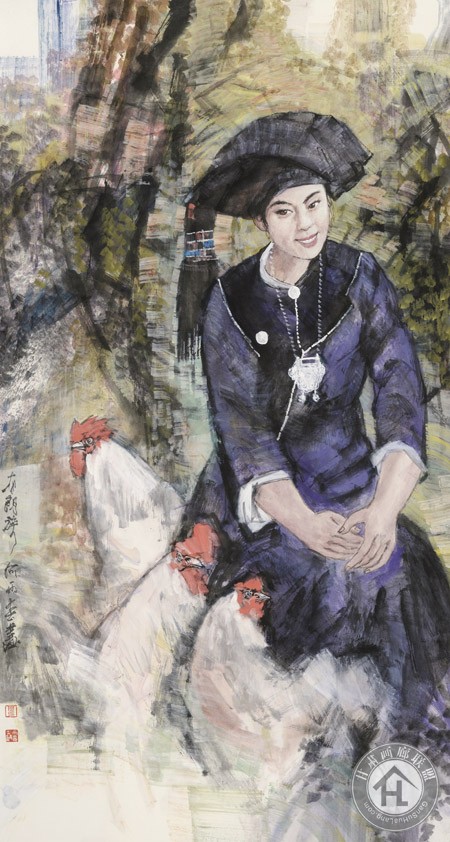 何雨春作品 布朗族