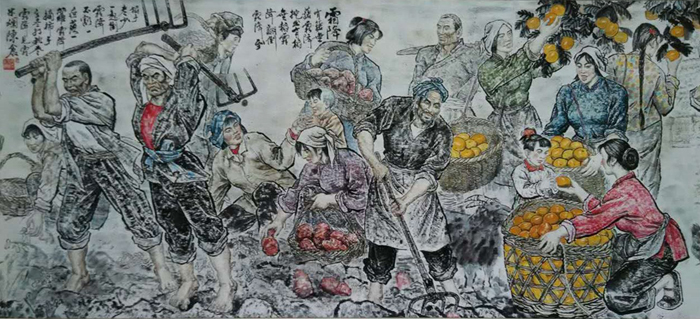 邹建源作品 二十四节气之霜降