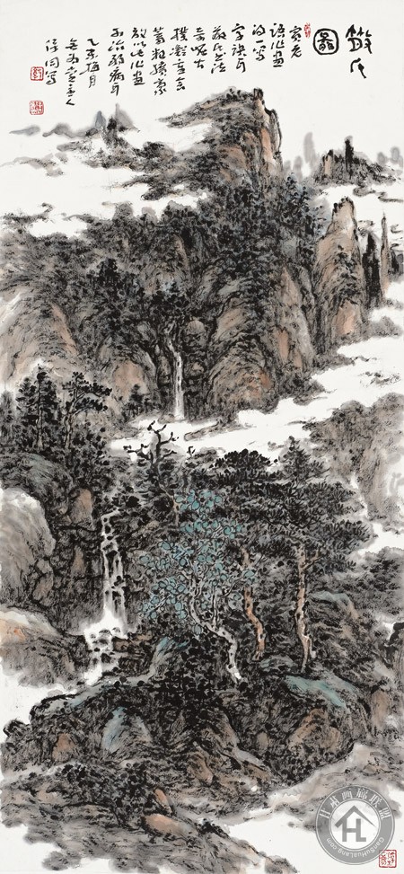 郭保同山水画作品
