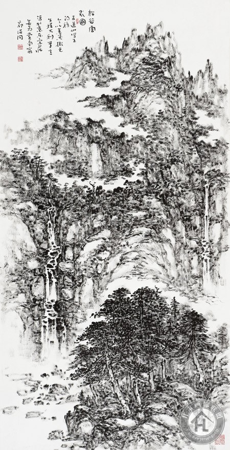 郭保同山水画作品