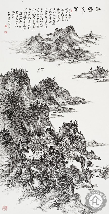 郭保同山水画作品