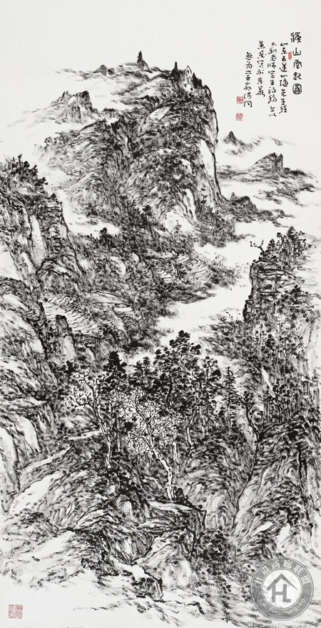 郭保同山水画作品