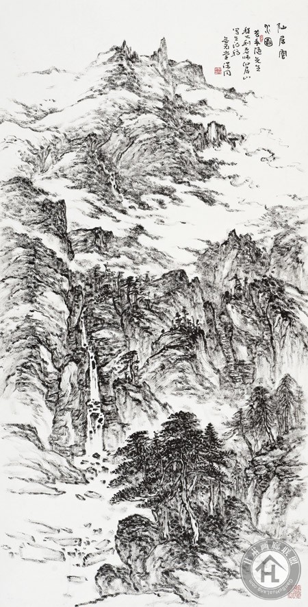 郭保同山水画作品