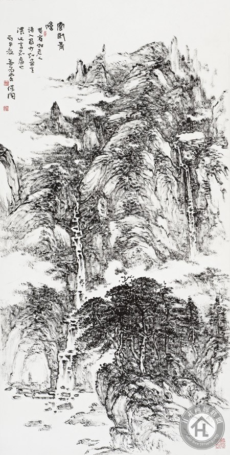 郭保同山水画作品