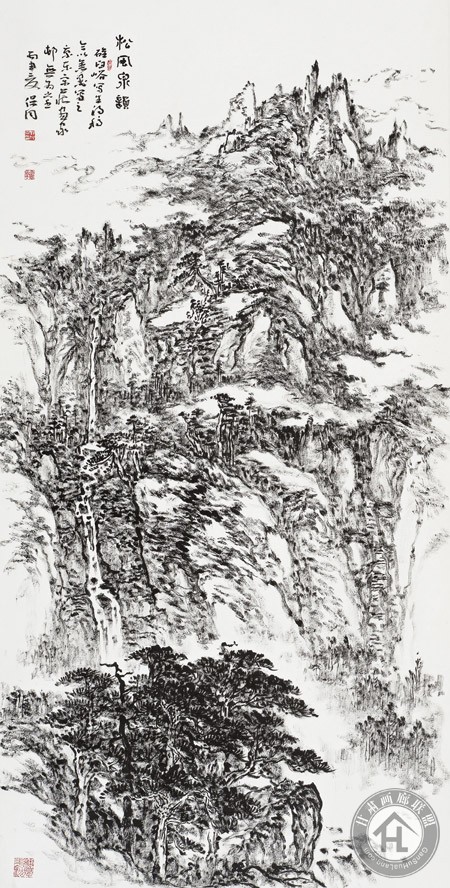 郭保同山水画作品