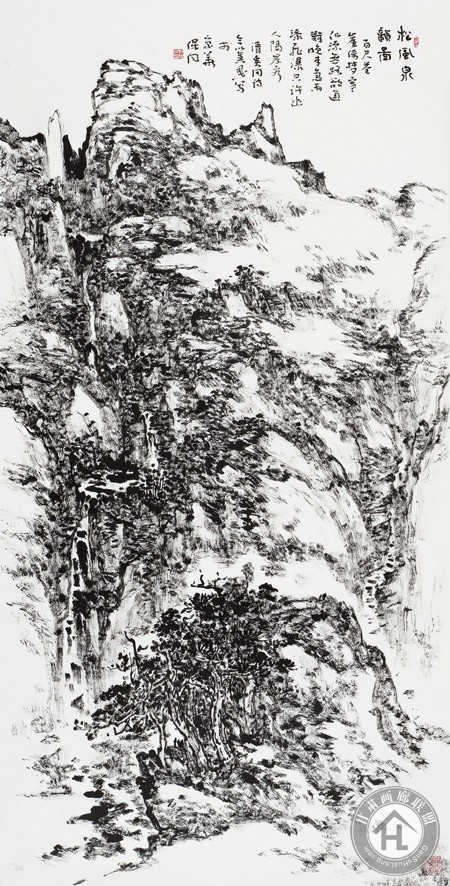 郭保同山水画作品