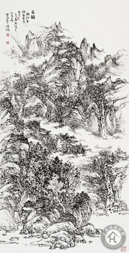 郭保同山水画作品