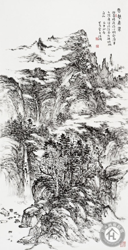 郭保同山水画作品