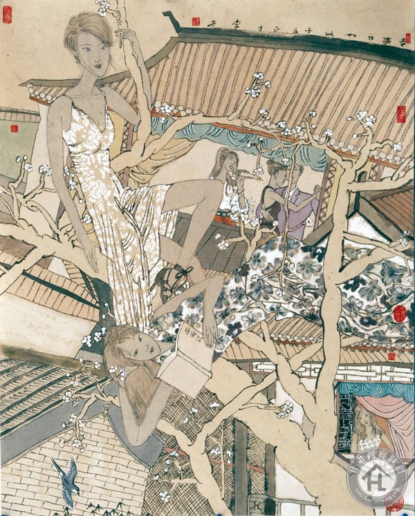 李冬《春事乃如此》76cmx97cm