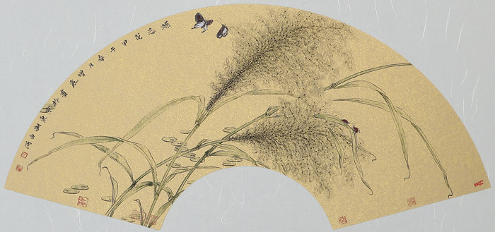 张增丽作品 蝶恋花62x30cm