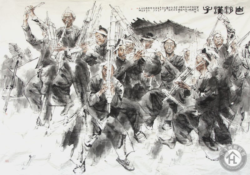 徐新平《巴沙汉子》220<em></em>x320CM