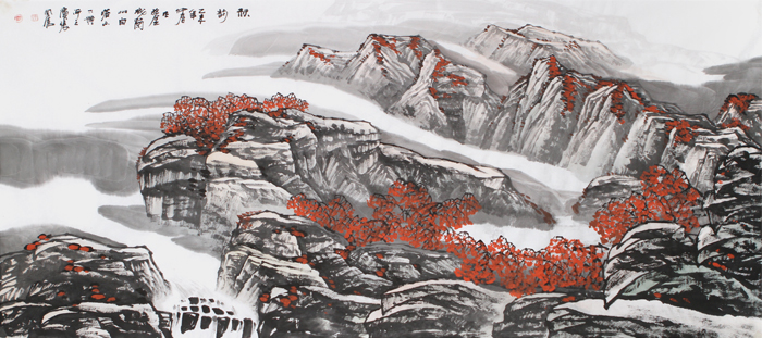 张凤仓山水画作品
