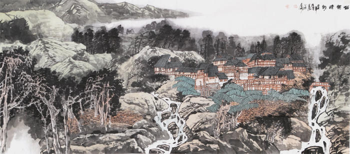 张凤仓山水画作品