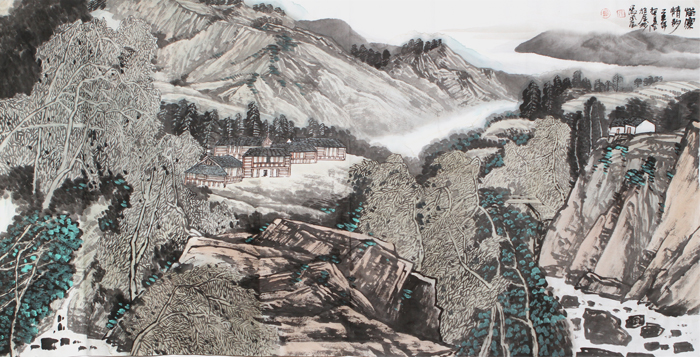 张凤仓山水画作品