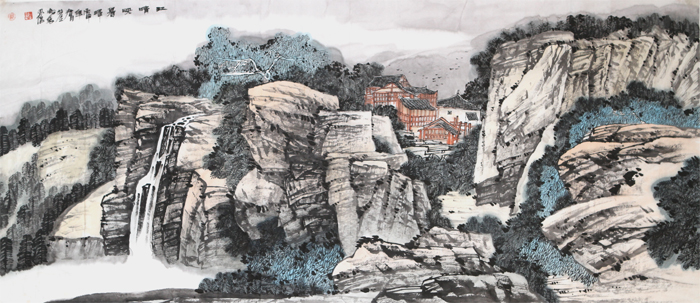 张凤仓山水画作品