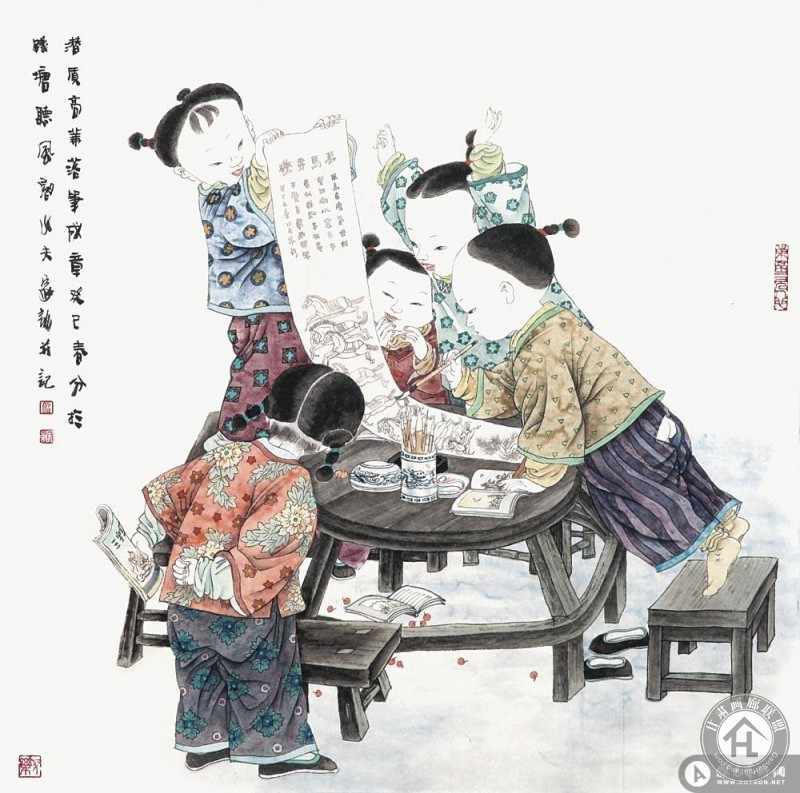 王家训工笔作品 潜质高华落笔成章