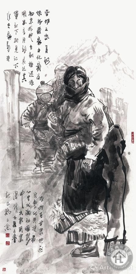 王家训作品 雪域之恋
