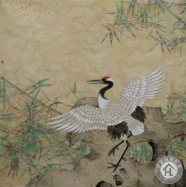 羽-系列之七-68cm×68cm-2016年