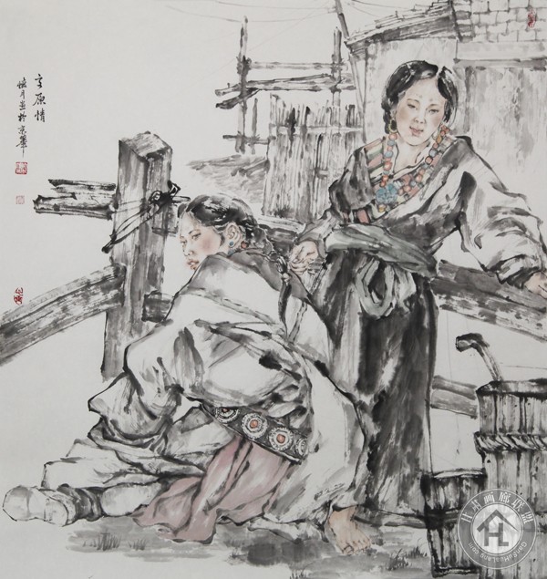 张怀月作品 高原情