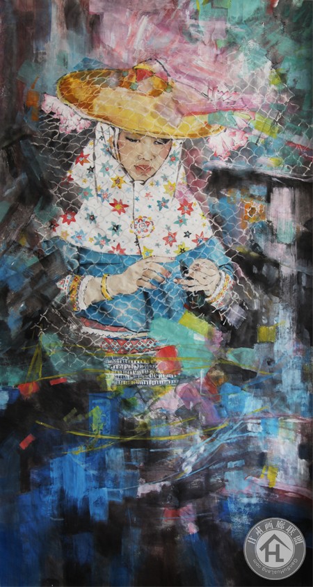 张怀月作品 惠安女180<em></em>x90CM