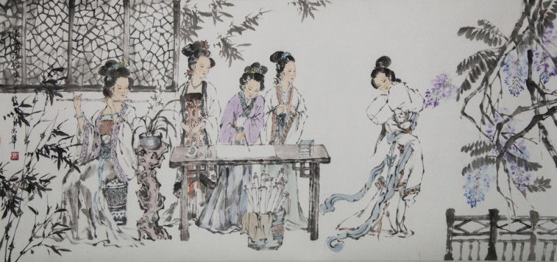 张怀月作品 淡雅清怡